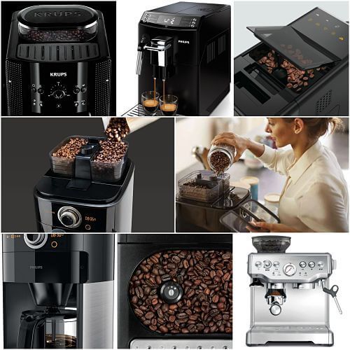 Máquinas de café com moinho
